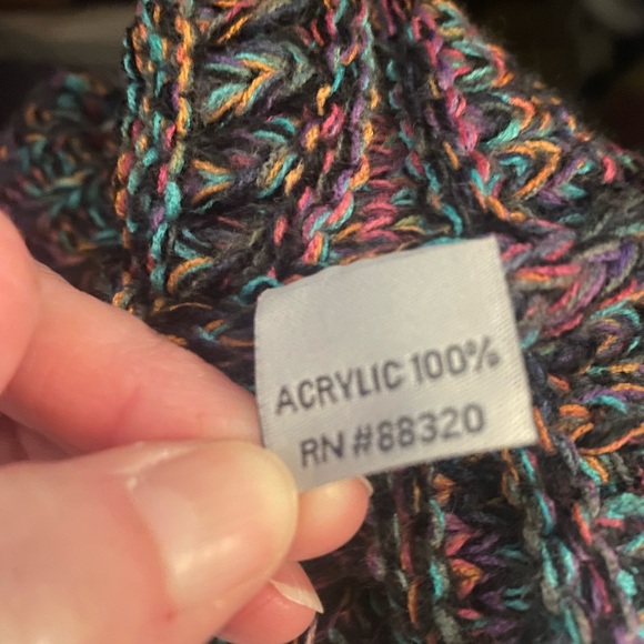 C.C Kids' Cute Warm and Comfy Children's Knit Ski Beanie Hat with Pony Tail Hole - Picture 5 of 5